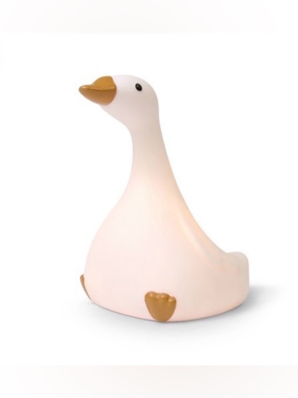 Cute Goose Duck LED Night Light Warm White Decor Nursery Novelty 4.5” Lamp